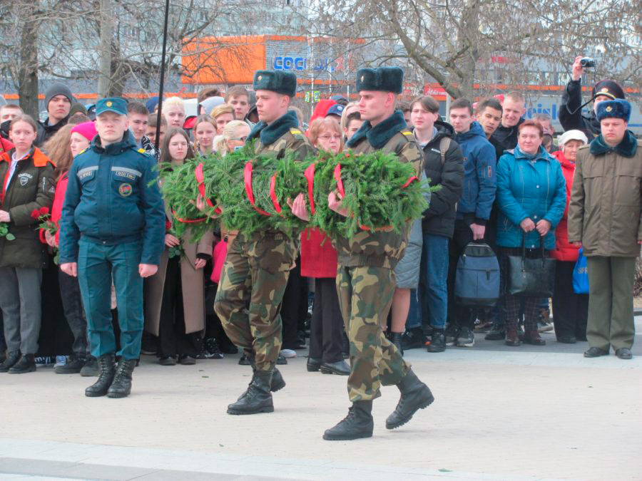 В мемориальном комплексе «Тростенец» прошел митинг-реквием, посвященный Дню освобождения узников фашистских концлагерей