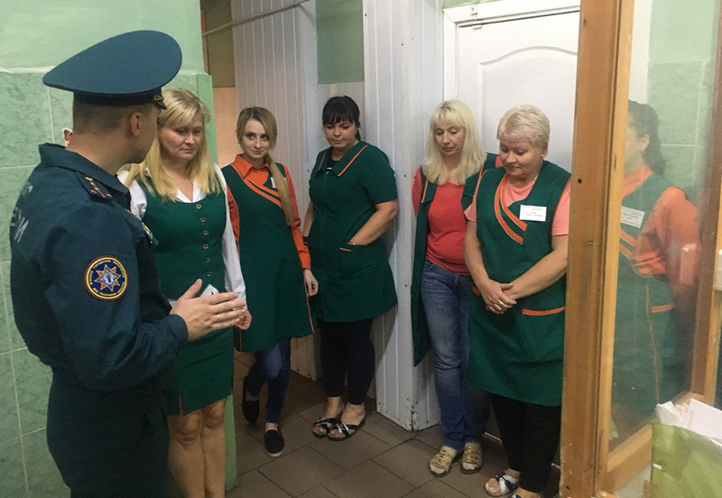 Действия в случае возникновения пожара