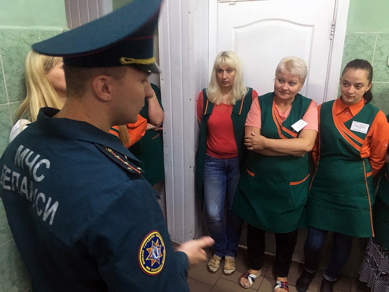 Действия в случае возникновения пожара