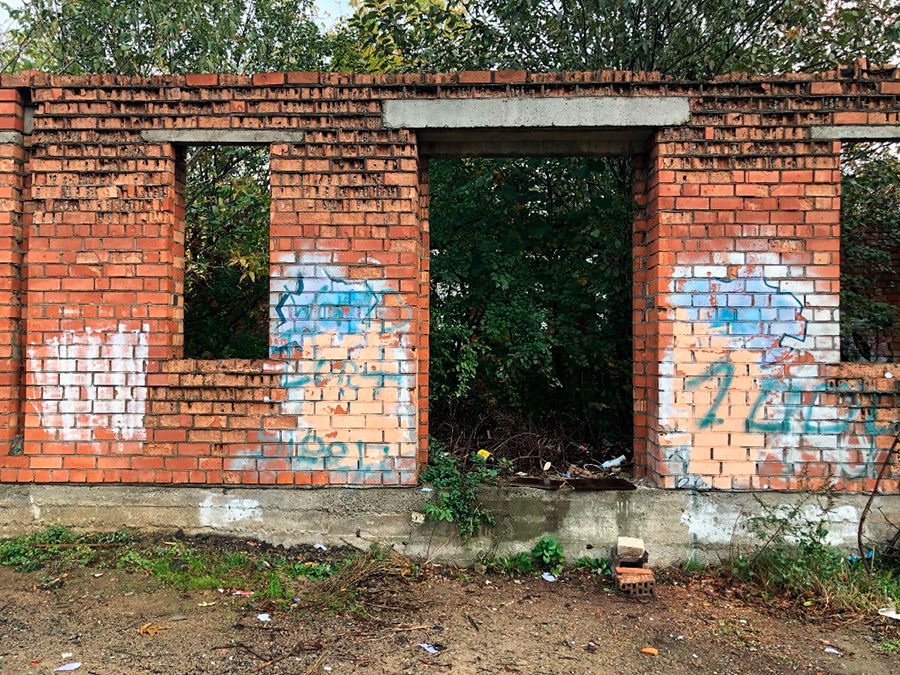Заводской район. Бросовые здания под контролем.