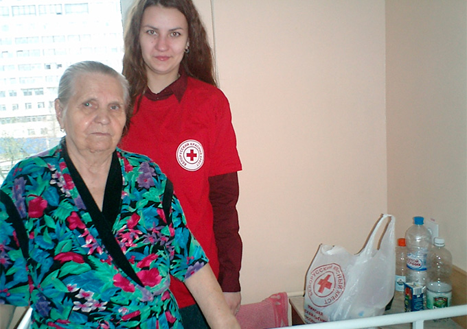 Акция Заводской районной организации Белорусского Общества Красного Креста.