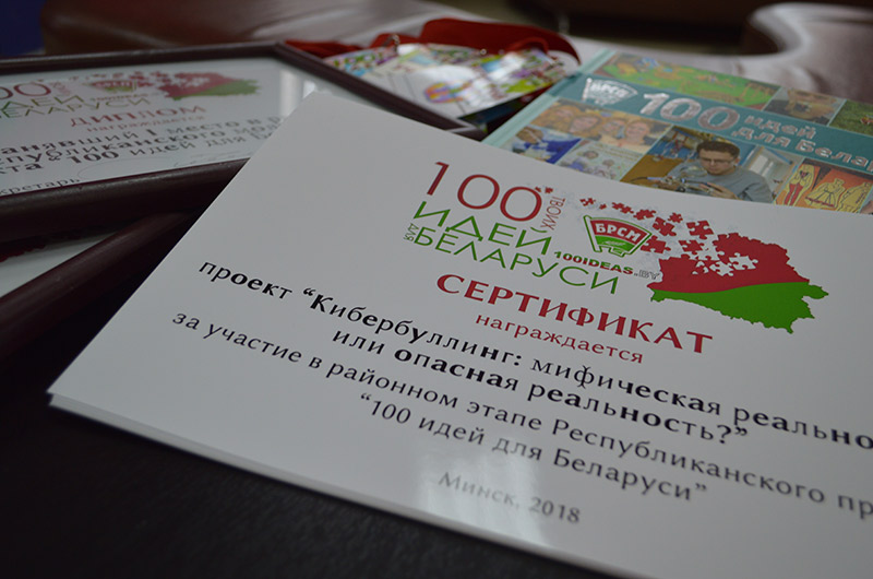 Районный этап Республиканского проекта «100 идей для Беларуси».Фоторепортаж.
