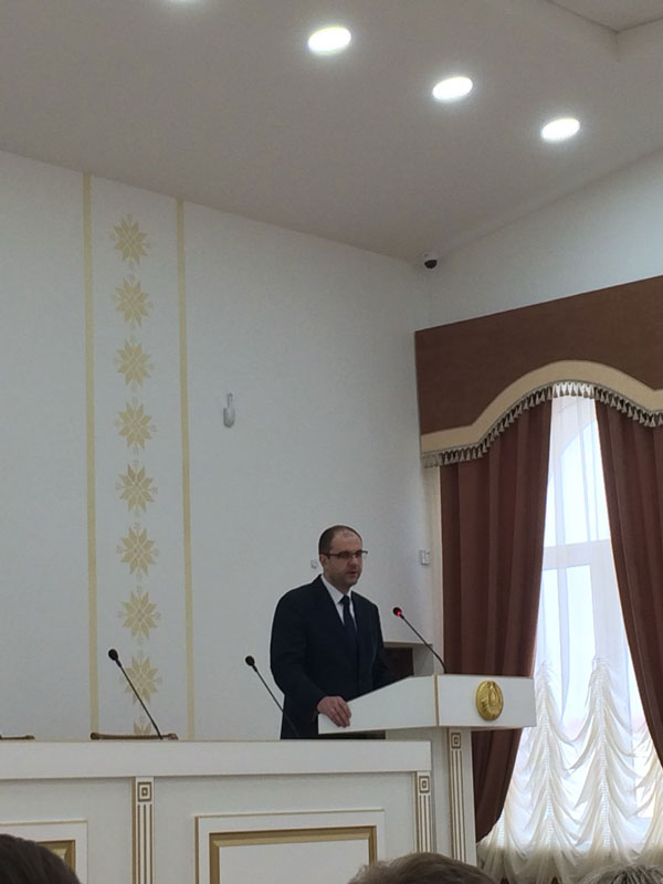 Сегодня в актовом зале администрация Заводского района г.Минска прошло представление нового главы администрации Заводского района г.Минска Масляка Сергея Михайловича коллективу администрации Заводского района г.Минска.