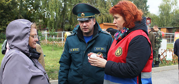 В Минском зоопарке в Международный день пожилых людей прошла акция «С заботой о безопасности малой Родины»