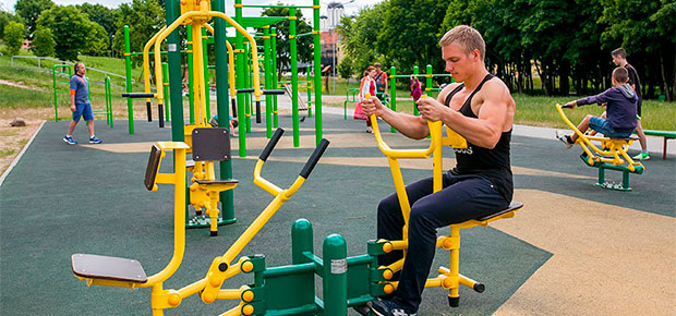 В Заводском районе обустроили спортивную площадку