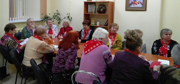 Встреча волонтерской группы пожилого возраста «Плечо подруги»