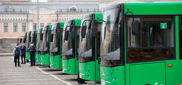 Весной – 100, летом – еще 54. МАЗ наращивает поставки своих автобусов в Санкт-Петербург.