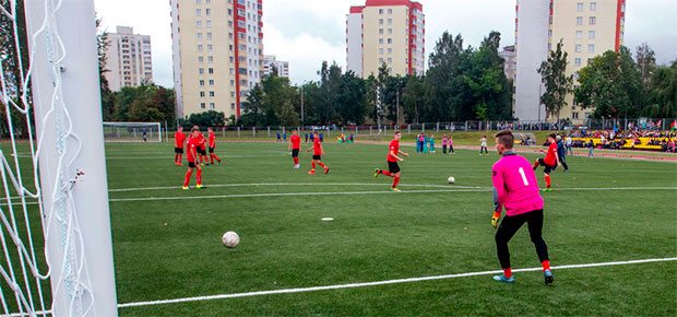 В Шабанах модернизировали футбольное поле. 