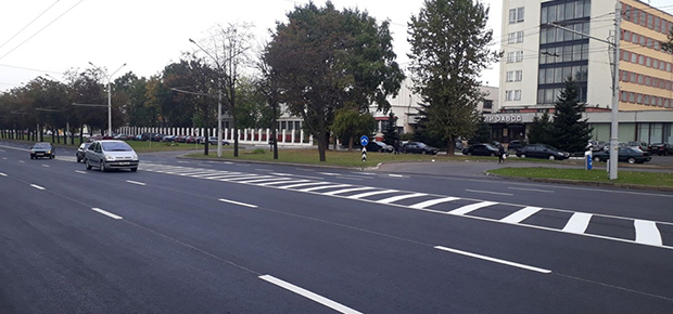2020 год оказался плодотворным в работе УП «Ремавтодор Заводского района г.Минска» в части замены покрытия дорог в районе