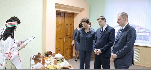 14 апреля 2021 г. заместитель председателя Минского городского исполнительного комитета Цуран А.Н. посетил учреждение образования «Минский государственный профессионально-технический колледж кулинарии»