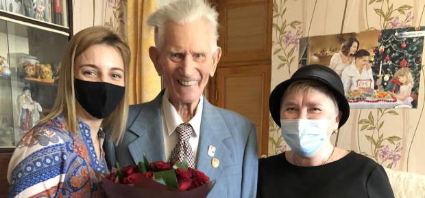Ветерану Великой Отечественной войны Ивану Моисеевичу Пригожинскому – 95 лет.