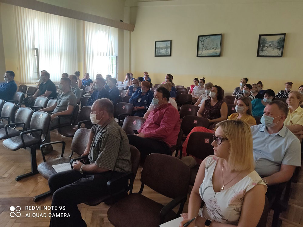 15 июля 2021 г. состоялась встреча главы администрации Заводского района г.Минска с трудовым коллективом государственного предприятия «Молочный гостинец».