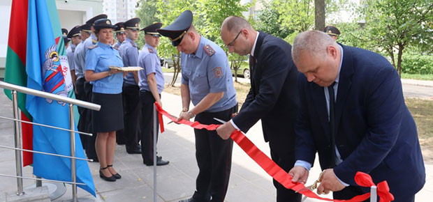 Открытие здания городского отдела милиции N 1.