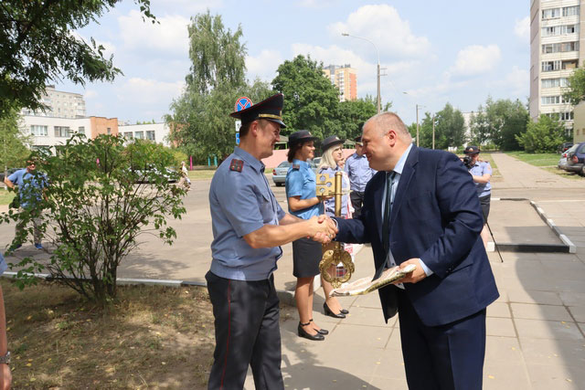 Открытие здания городского отдела милиции N 1.