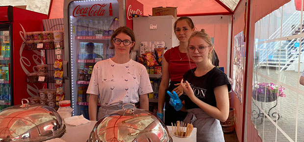 Студенческие отряды в Заводском.