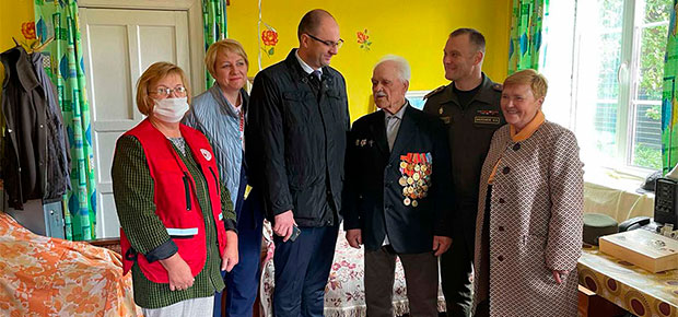 100 лет ветерану Великой Отечественной войны Теплякову Александру Филипповичу