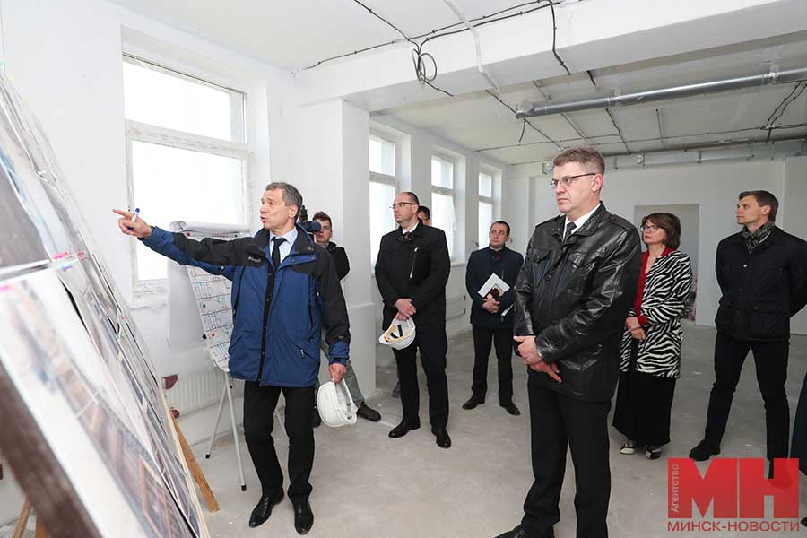 Владимир Кухарев посетил с рабочим визитом стройплощадки объектов социальной сферы