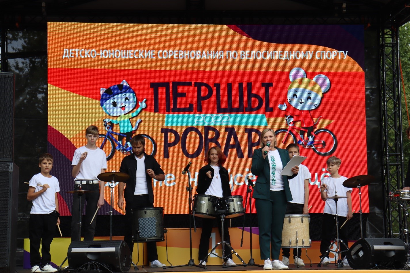 Детско-юношеские соревнования по велосипедному спорту «Першы Ровар» и семейный уик-энд «За здоровое завтра!» прошли в Заводском районе столицы 3 сентября