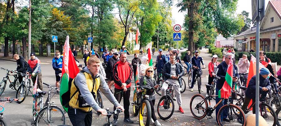 Велопробег в честь Дня народного единства прошел в Заводском районе