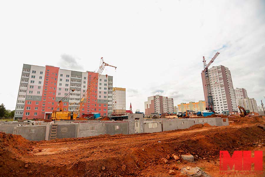 Строительство жилья в Чижовке-6 планируется завершить в феврале 2023 г.