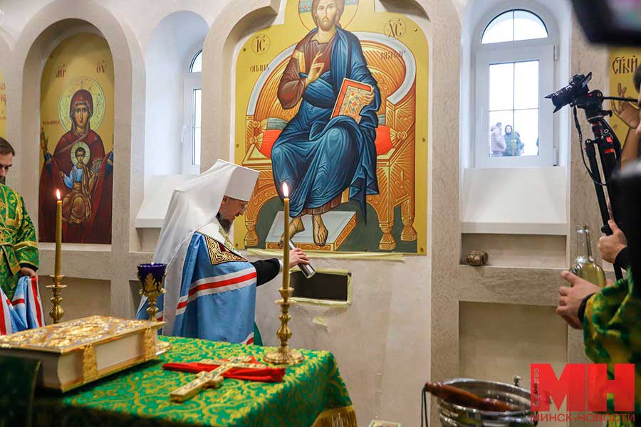 Самый большой в Беларуси купол украсил храм Благовещения Богородицы в Заводском районе