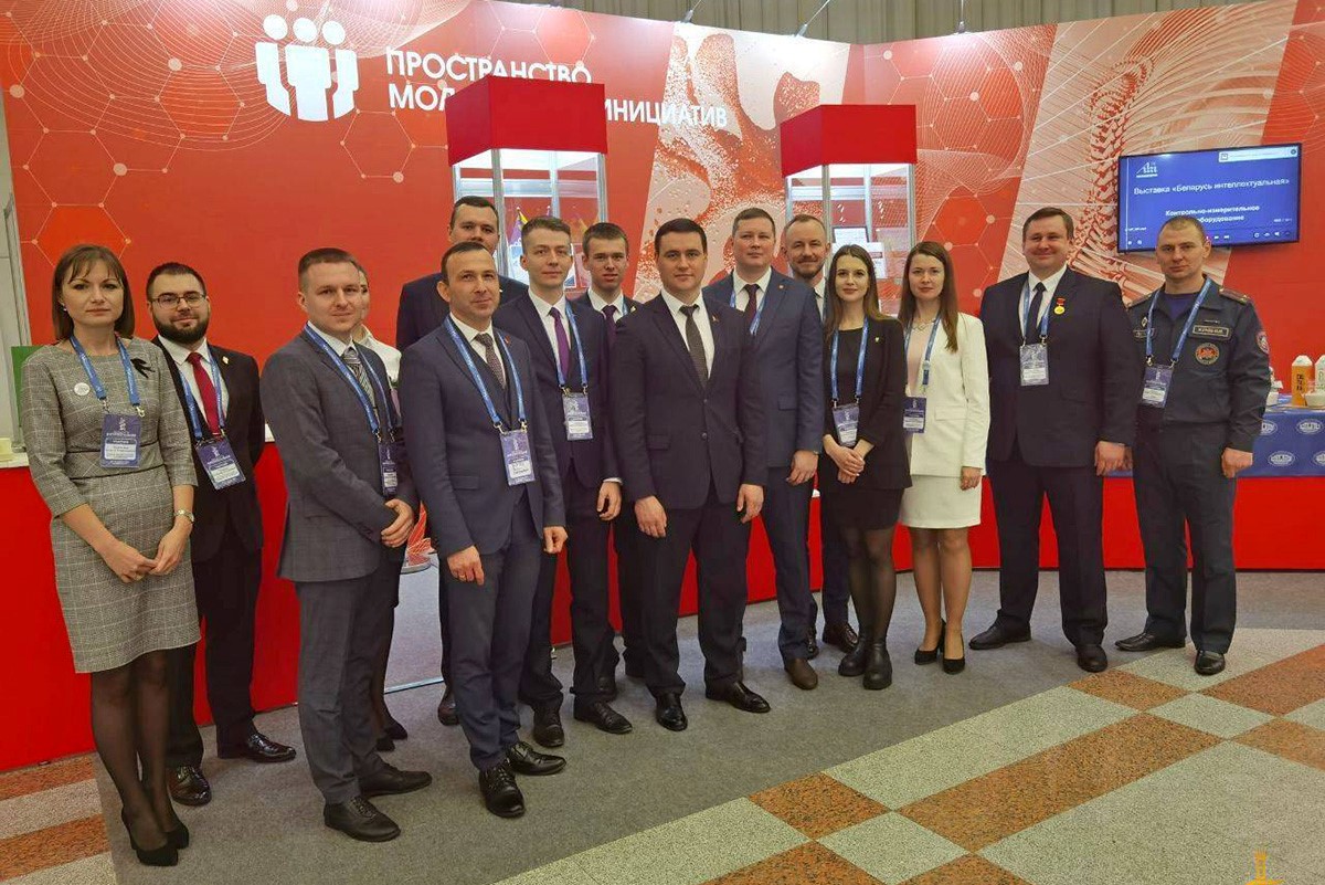 Преподаватели и курсанты Университета МЧС презентовали свои разработки на выставке «Беларусь интеллектуальная»