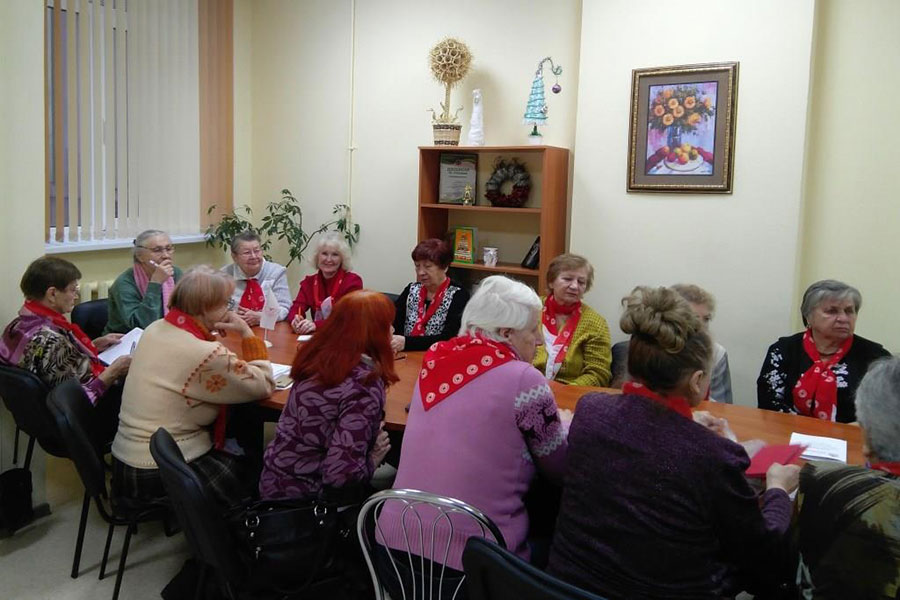 Встреча волонтерской группы пожилого возраста «Плечо подруги»