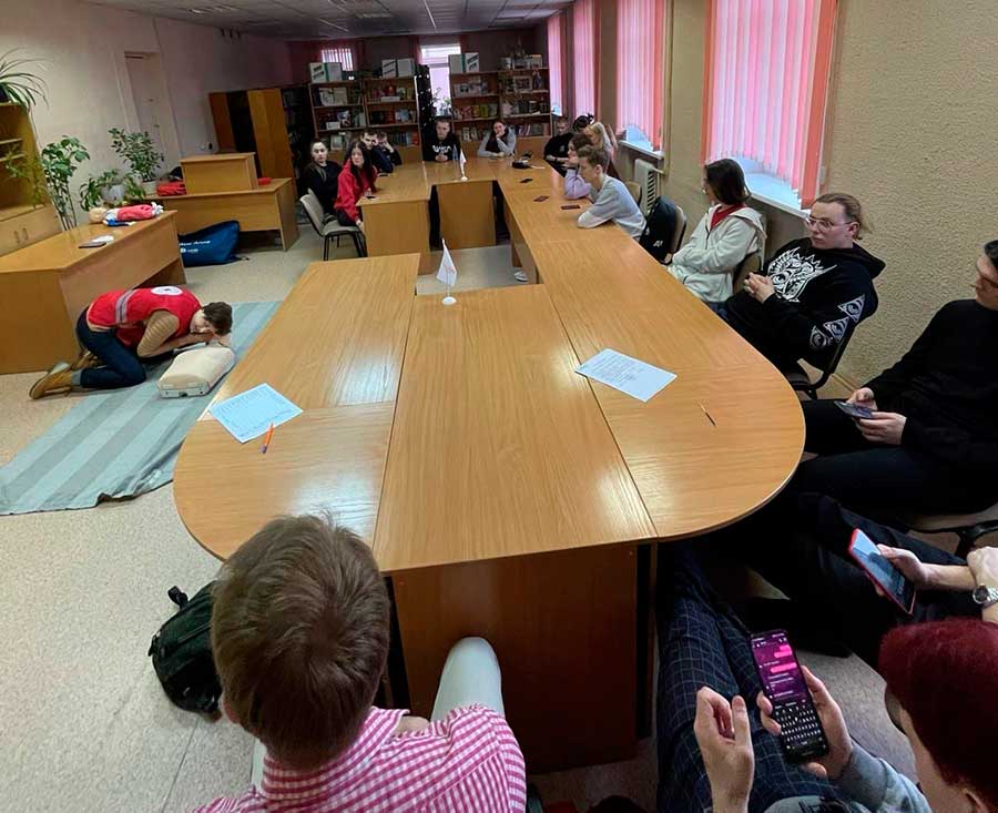 Встреча по пропаганде знаний по правилам действий по оказанию первой помощи