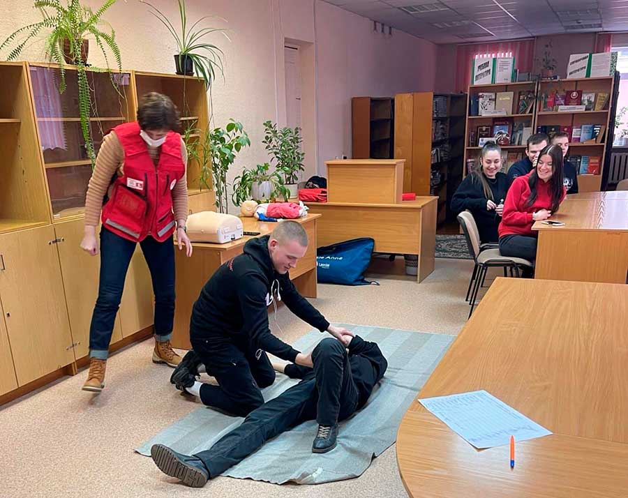 Встреча по пропаганде знаний по правилам действий по оказанию первой помощи