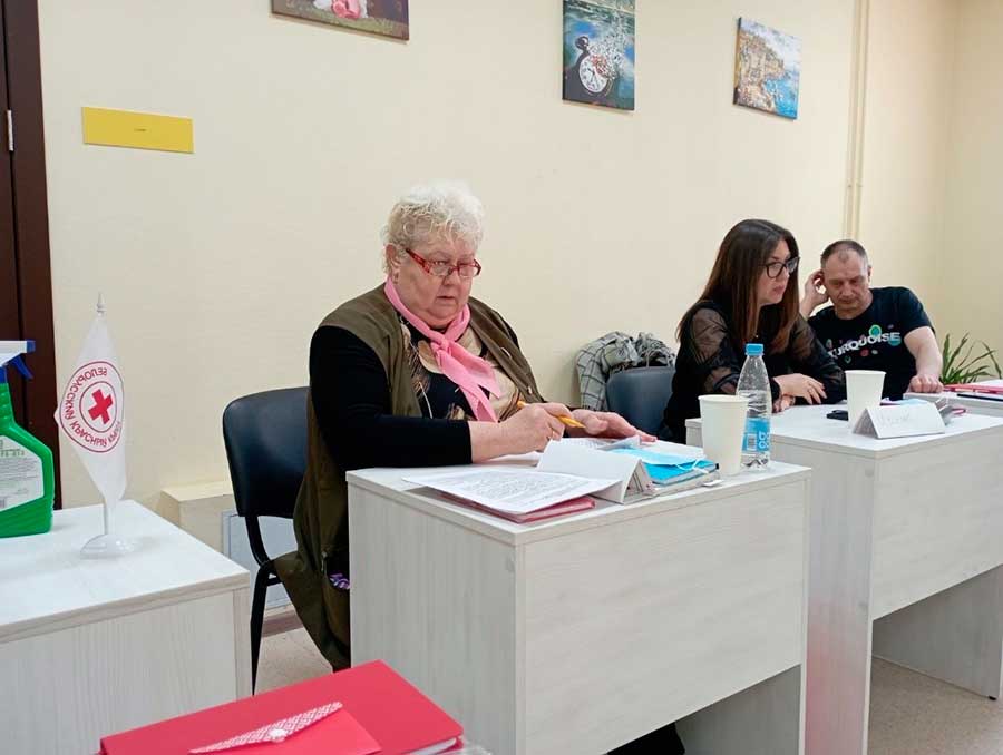 В Заводской районной организации Белорусского Общества Красного Креста состоялась рабочая встреча волонтеров