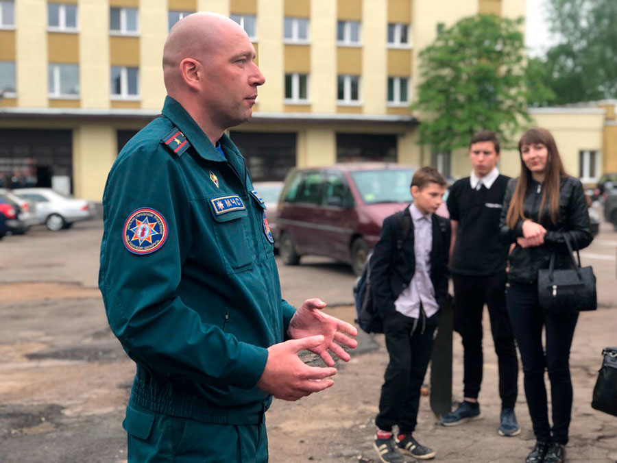 Экскурсия в Заводском районном отделе МЧС г.Минска