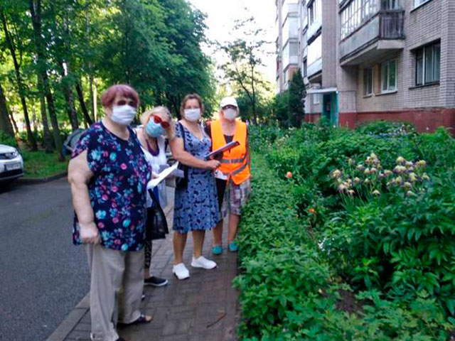 Районный этап конкурса по участию ветеранов в благоустройстве и озеленении территорий.