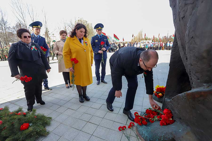 Прокурорские работники прокуратуры Заводского района г.Минска приняли участие в церемонии открытия патриотического клуба